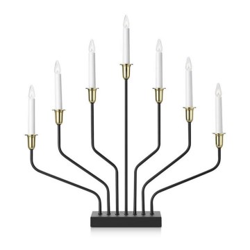 Markslöjd 705758 - Коледен свещник BROSA XL 7xE10/3W/230V
