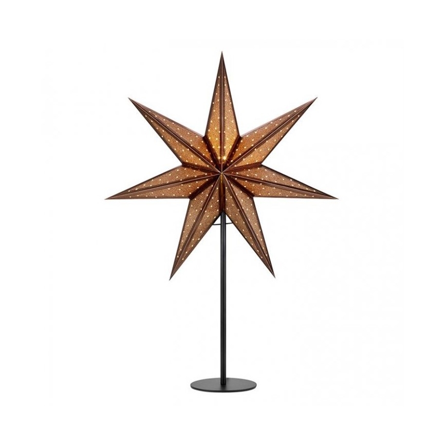 Markslöjd 705796 - Коледна декорация GLITTER 1xE14/25W/230V 65 см бронз/черна