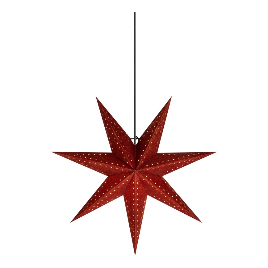 Markslöjd 705807 - Коледна декорация EMBLA 1xE14/6W/230V Ø 45 см червена