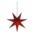 Markslöjd 705807 - Коледна декорация EMBLA 1xE14/6W/230V Ø 45 см червена