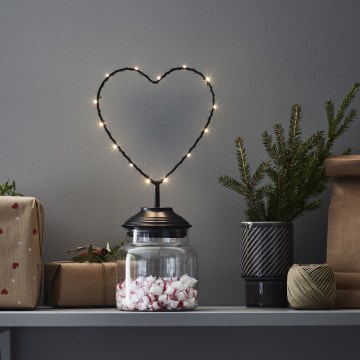 Markslöjd 705855 - LED Коледна декорация SWEETIE LED/0,45W/3xAA сърце