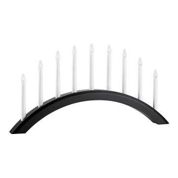 Markslöjd 705957 - Коледен свещник AVENTO 9xE10/3W/230V черен