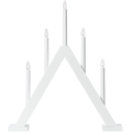 Markslöjd 706222 - Коледен свещник ARIELE 5xE10/3W/230V бор/бял