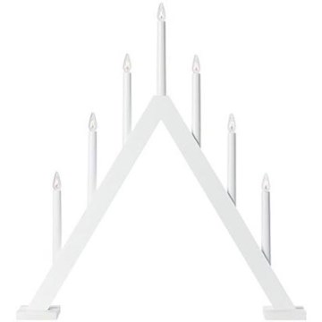Markslöjd 706225 - Коледен свещник ARIELE 7xE10/3W/230V бял