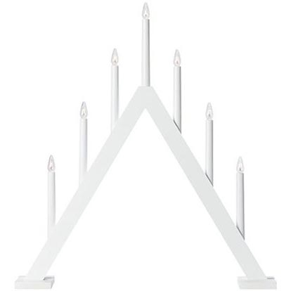 Markslöjd 706225 - Коледен свещник ARIELE 7xE10/3W/230V бял