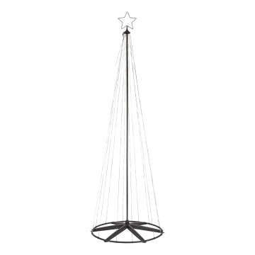 Markslöjd 706330 - LED външна коледна декорация ABETO 380xLED/3,6W/230V 3m IP44 черна