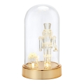 Markslöjd 706527 - LED Коледна декорация ISLA LED/0,12W/3xAA месинг/лешникотрошачка