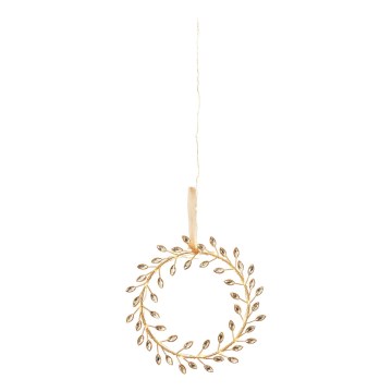 Markslöjd 706558 - Коледна LED декорация ARIA LED/3,12W/2xAA златна