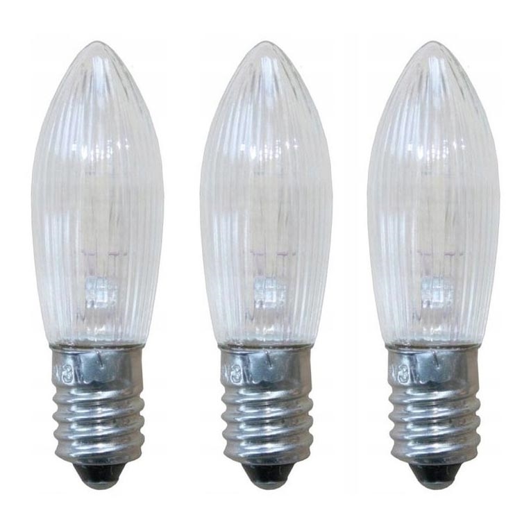 Markslöjd 8263 - К-кт 3x Индустриална коледна крушка TOPPLAMPA E10/3W/34V