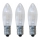 Markslöjd 8263 - К-кт 3x Индустриална коледна крушка TOPPLAMPA E10/3W/34V