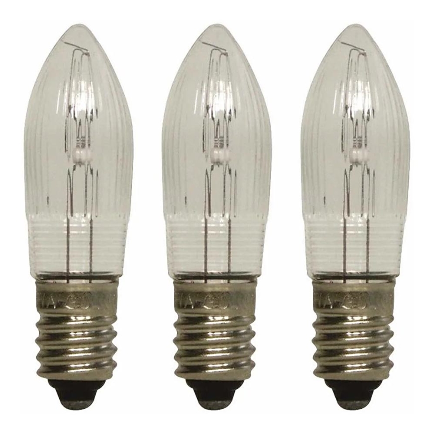 Markslöjd 8264 - К-кт 3x Индустриална коледна крушка TOPPLAMPA E10/3W/55V