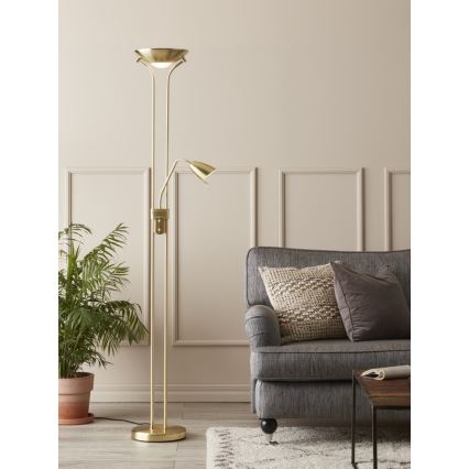 Markslöjd 111242 - Димируем лампион DETROIT 1xR7s/300W + 1xGU10/35W/230V месинг