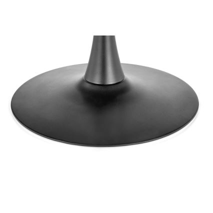 Маса за хранене CARMELO 75x100 cm черна/кафява