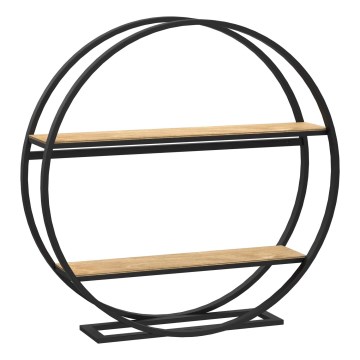 Маса за поставяне SHELF, диаметър 62,5 см, дъб