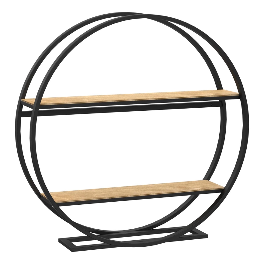 Маса за поставяне SHELF, диаметър 62,5 см, дъб