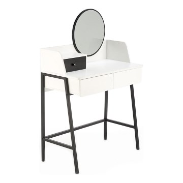 Маса за преобличане AGNES 120x80 см бял/черен