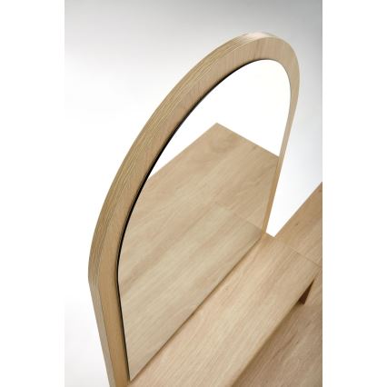 Маса за преобличане CARMEN 136x104 см бежов/черен