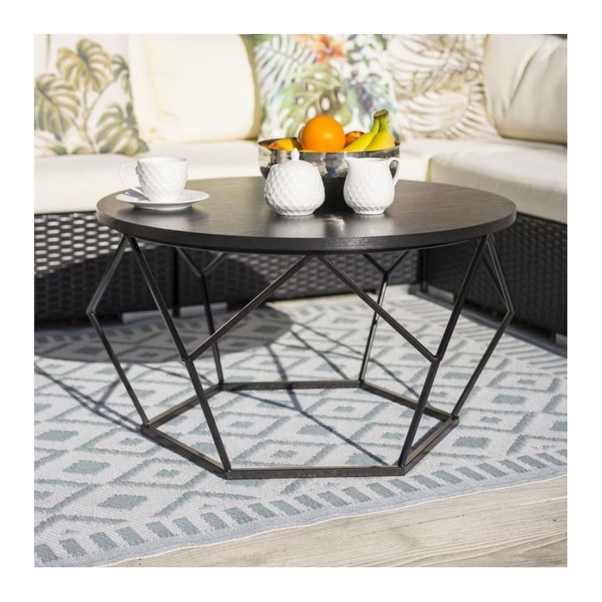 Масичка за кафе DIAMOND 40x70 см черна