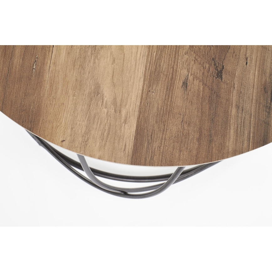 Масичка за кафе NUBIRA 41x60 cm черен/кафяв