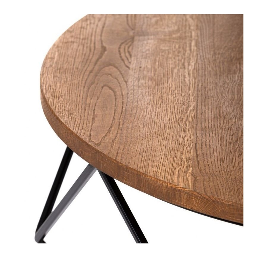 Масичка за кафе OAKLOFT 41,5x90 см черна/дъб