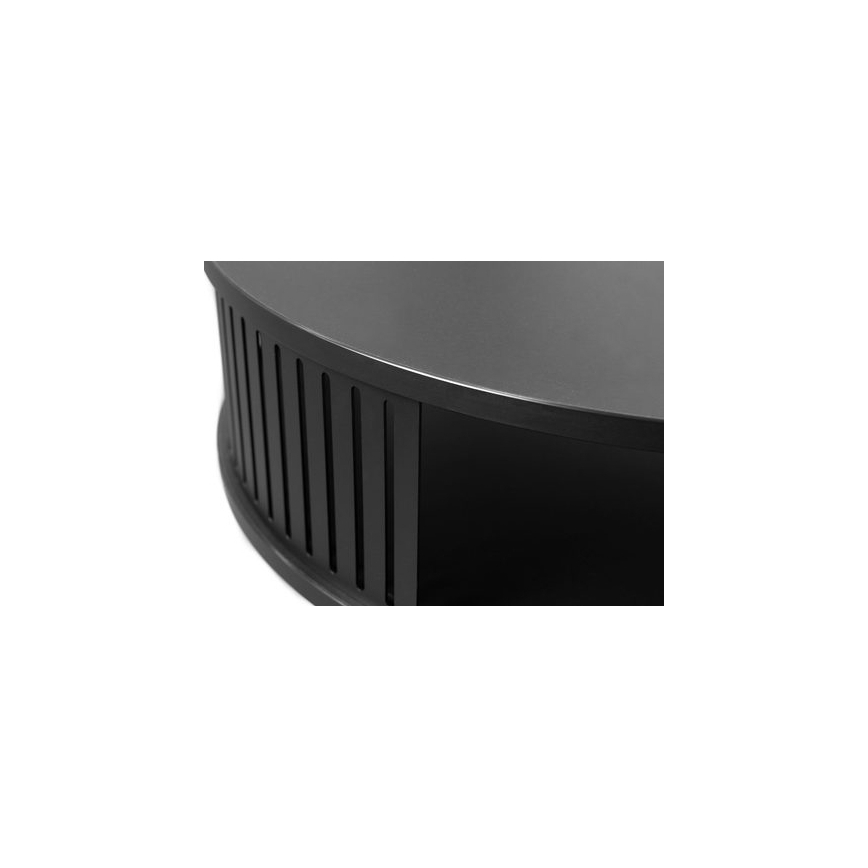 Масичка за кафе ROENNI 44x75 см черен/бял