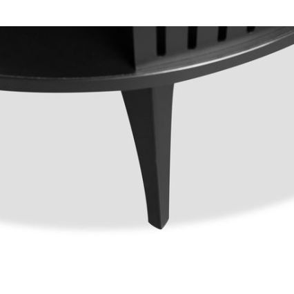 Масичка за кафе ROENNI 44x75 см черен/златист дъб