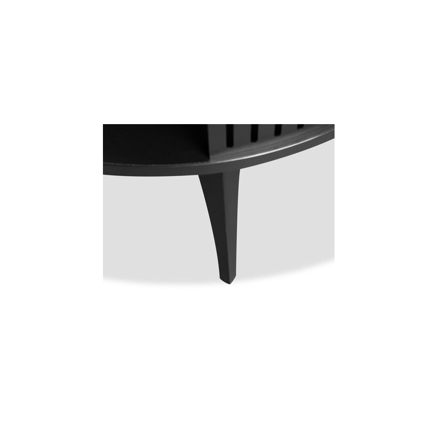 Масичка за кафе ROENNI 44x75 см черен/златист дъб