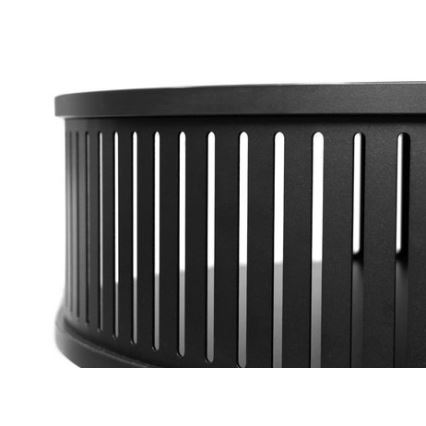 Масичка за кафе ROENNI 44x75 см черен/златист дъб