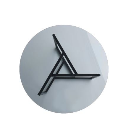 Масичка за кафе TRIO 42x75 cм черна