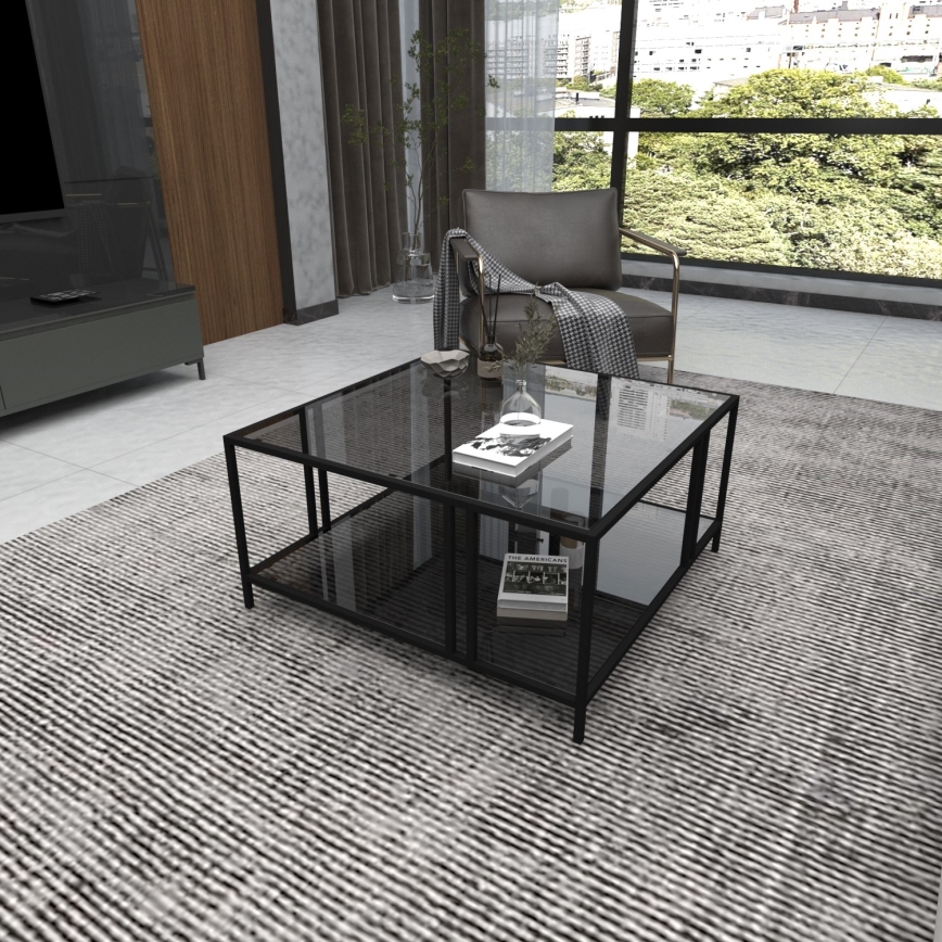 Масичка за кафе URANUS 40x80 см черен