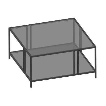 Масичка за кафе URANUS 40x80 см черен