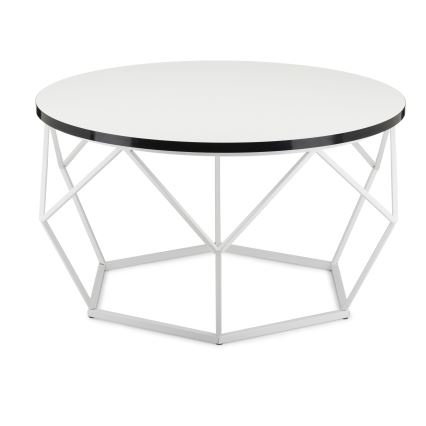 Масичка за кафе DIAMOND 40x70 см черен/бял