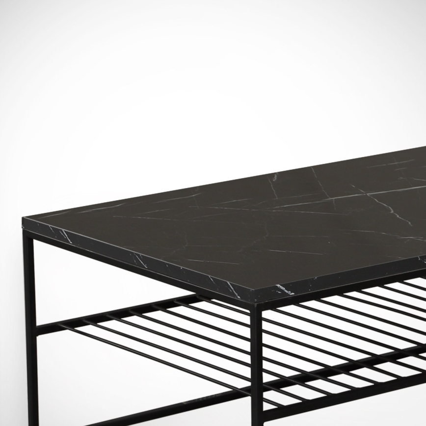 Масичка за кафе ETNA 43x95 cм черна