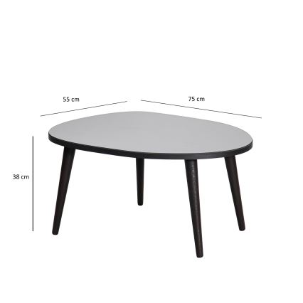 Масичка за кафе GUSTO 38x75 см черен