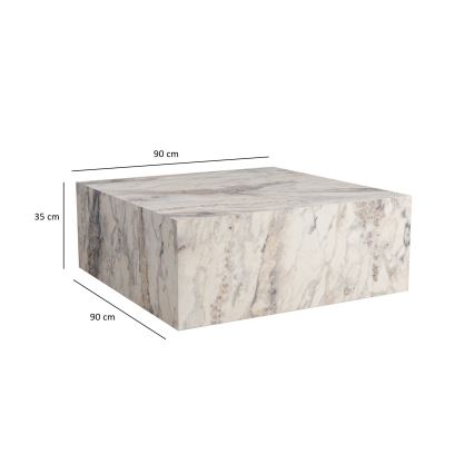 Масичка за кафе PRIZMA 35x90 см мраморен декор