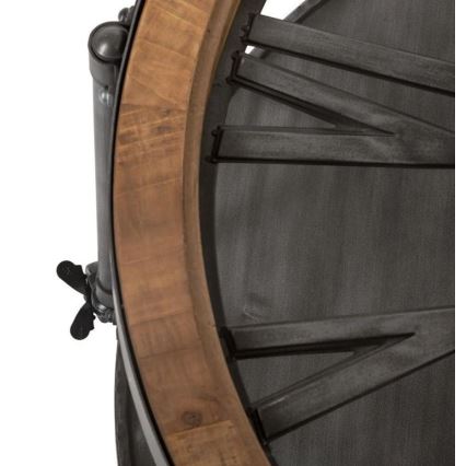 Масичка за кафе с часовник CHRONO 89,5x47 см 1xAA