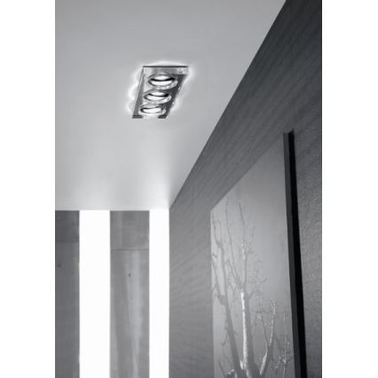 Massive 59563/11/10 - Лампа за вграждане в баня SAPPHIRE 3xGU10/50W/230V IP23