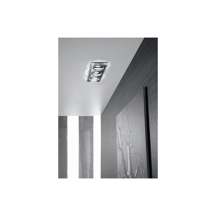 Massive 59563/11/10 - Лампа за вграждане в баня SAPPHIRE 3xGU10/50W/230V IP23