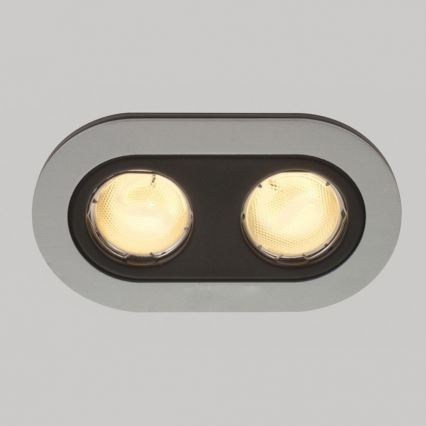 Massive 59657/48/10 - Лампа за окачен таван на баня HEZE 2xGU10/10W/230V