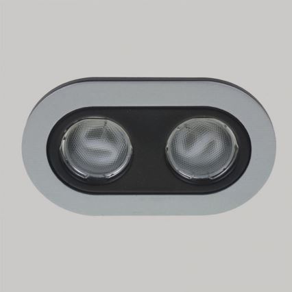 Massive 59657/48/10 - Лампа за окачен таван на баня HEZE 2xGU10/10W/230V