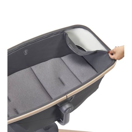 Maxi-Cosi - Бебешка кошница 3в1 ALBA сив