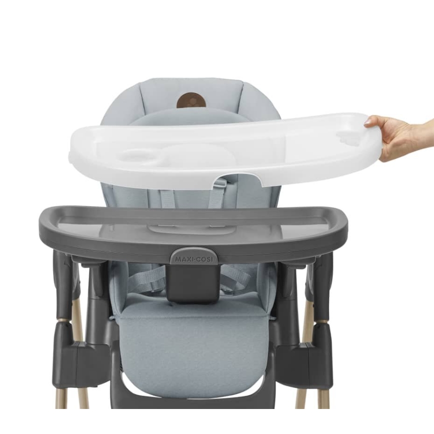 Maxi-Cosi - Детско столче за хранене 6в1 MINLA сив/бял