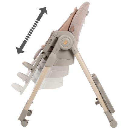 Maxi-Cosi - Детско столче за хранене MINLA PLUS бежов/розов