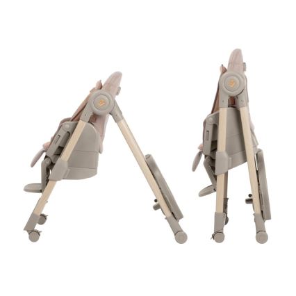 Maxi-Cosi - Детско столче за хранене MINLA PLUS бежов/розов