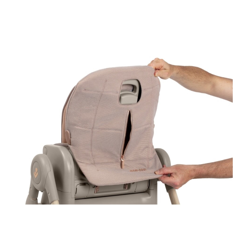 Maxi-Cosi - Детско столче за хранене MINLA PLUS бежов/розов