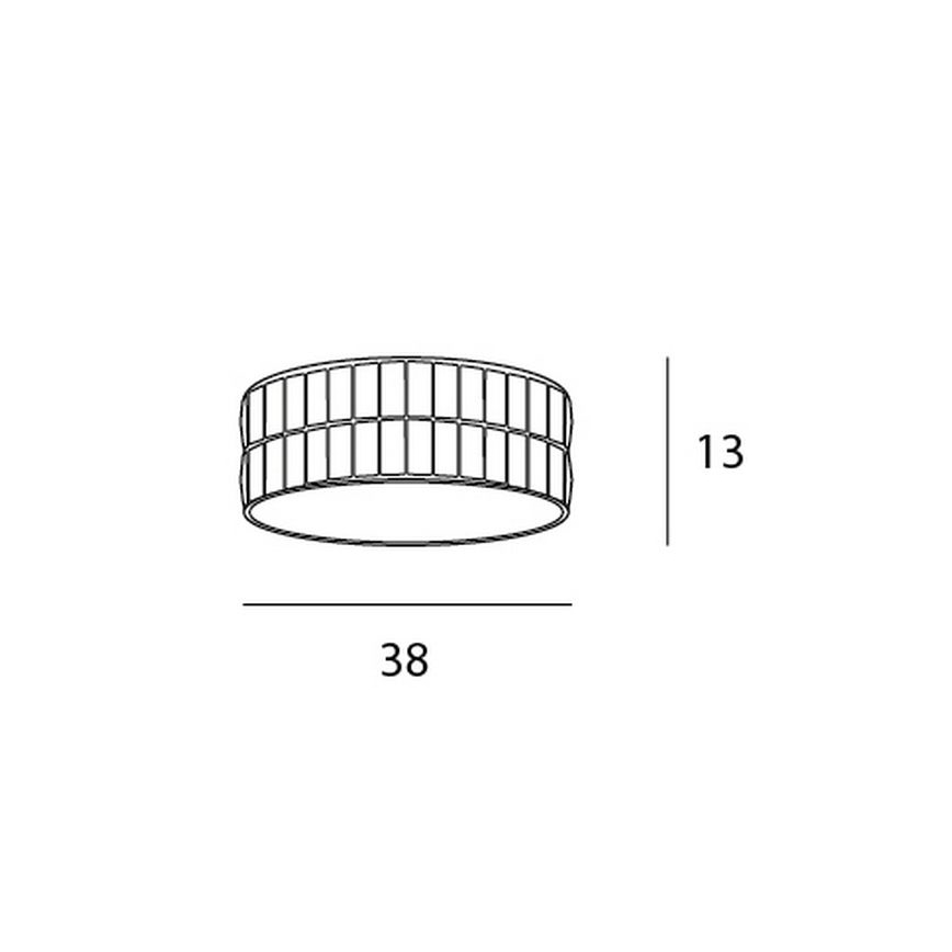 MAXLIGHT C0121 - Плафон DIAMANTE 5xG9/42W/230V Ø 38 см лъскав хром