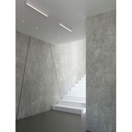 MAXLIGHT C0124D - LED Димируем плафон LINEAR LED/18W/230V 57 см бял