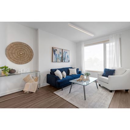 MAXLIGHT C0124D - LED Димируем плафон LINEAR LED/18W/230V 57 см бял
