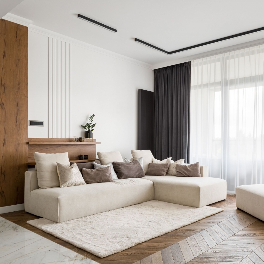 MAXLIGHT C0175D - LED Димируем плафон LINEAR LED/36W/230V 113,5 см черен