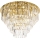 MAXLIGHT C0224 - Плафон MONACO 16xG9/40W/230V Ø 80 см златист